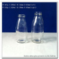 180ml260ml320ml Clear Glass Juice Bottles with Tin Lids